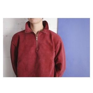 Rudy Jude half zip sweatshirt M/ elderberry